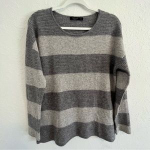 Vero Moda Gray Striped Women's Sweater